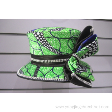 Women's Fabric Covered Church Hats